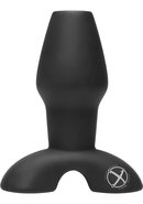 Master Series Invasion Hollow Silicone Anal Plug - Small -...