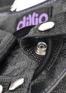 Dillio Strap-on Suspender Harness Set Black With Silicone...