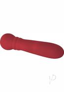 Lady In Red Rechargeable Silicone Bullet Vibrator With 17...