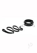 Mistress By Isabella Sinclaire Leather 3 Ring Collar With...