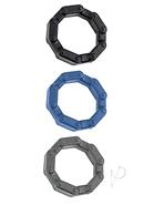 Anal-ese Collection Chainlink Silicone Cock Rings (3 Pack)...