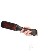 Ouch! Leather Paddle Slave - Black