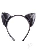 Leg Avenue Stitch Kitty Ear Headband - O/s - Black