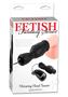 Fetish Fantasy Series Vibrating Head Teazer Sleeve With Bullet And Remote Control - Black