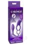 Fantasy C-ringz Ass-gasm Silicone Vibrating Rabbit And Cock Ring - Purple