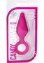 Luxe Candy Rimmer Silicone Butt Plug - Medium - Pink
