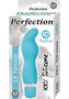 Perfection Lil Tease Silicone Vibrator 4.85in - Turquoise