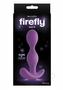 Firefly Ace Ii Silicone Butt Plug Glow In The Dark - Purple