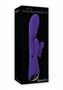 Adam And Eve Eve`s Slim Butterfly G Rechargeable Silicone Rabbit Vibrator - Purple
