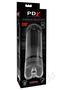 Pdx Elite Recharegable Extender Pro Vibrating Pump Masturbator - Pussy - Clear/black