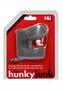 Hunkyjunk Connect Silicone Ball Tugger Cock Ring - Gray