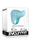 Pinkie Promise Rechargeable Silicone Finger Massager With Clitoral Stimulation - Aqua