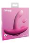 3some Rock N Grind Silicone Rechargeable Vibrator With Remote Control - Pink