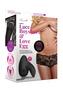 Secrets Floral Lace Boyshort And Love Egg Rechargeable Panty Vibe With Remote Control - Black