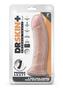 Dr. Skin Plus Gold Collection Thick Posable Dildo With Suction Cup 8in - Vanilla