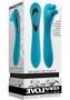 Heads Or Tails Silicone Rechargeable Dual Vibrator - Teal