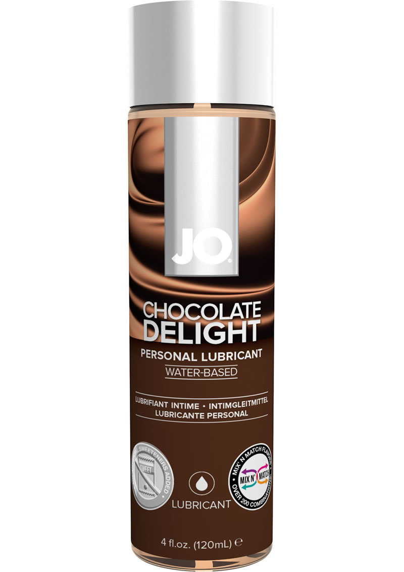 Jo H2o Water Based Flavored Lubricant Chocolate Delight 4oz